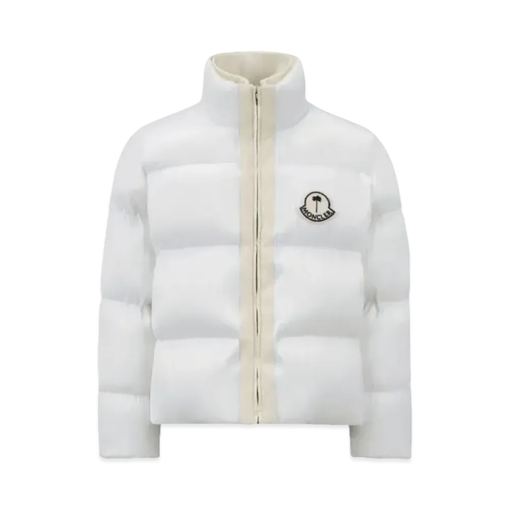 MONCLER Maya 70 by Palm Angels Short Down Jacket "Bright Snowflake Butter"