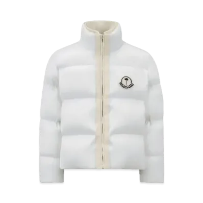 MONCLER Maya 70 by Palm Angels Short Down Jacket "Bright Snowflake Butter"