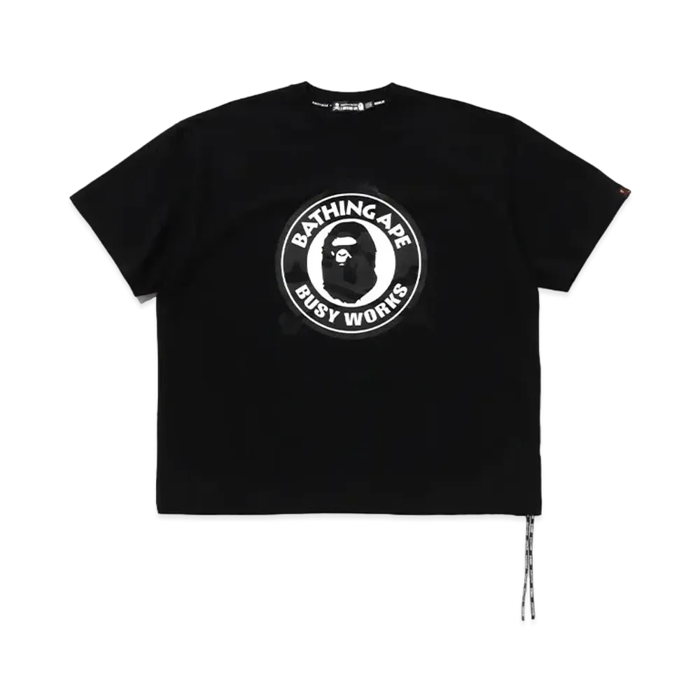 A BATHING APE x mastermind JAPAN Busy Work Relaxed Fit Tee "Black"