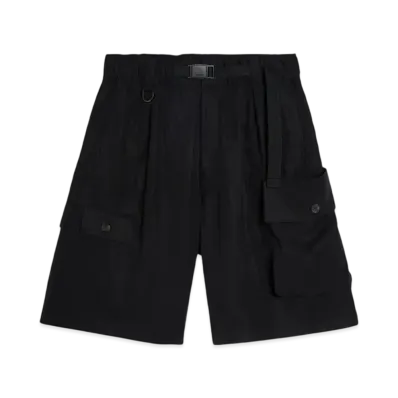 Y-3 M Washed Twill Shorts "Black"