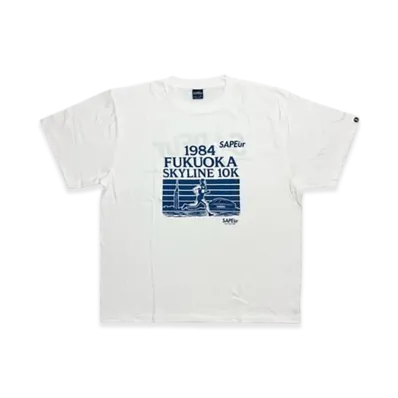 SAPEur Cargo Run Finisher Tee Fukuoka S/S Tee "White"