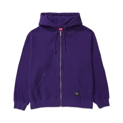 Supreme Hooded Zip Up Thermal "Purple"