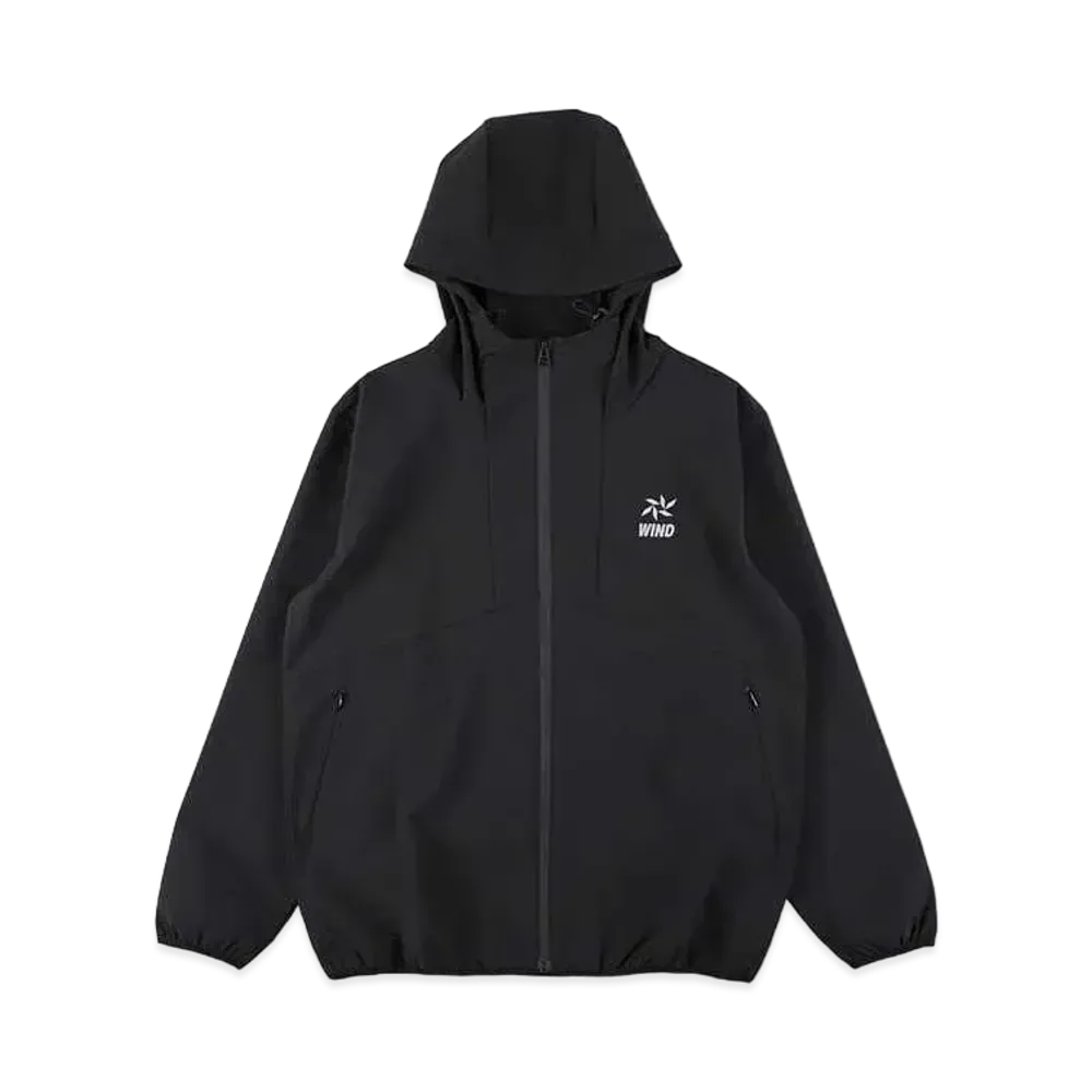 WIND AND SEA Wind Wave Light Packable Nylon Parka "Black"