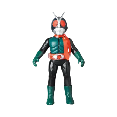 MEDICOM TOY "Toei Retro Sofvi Collection" -Shin Masked Rider- Kamen Rider No. 2 (Shin Kamen Rider)