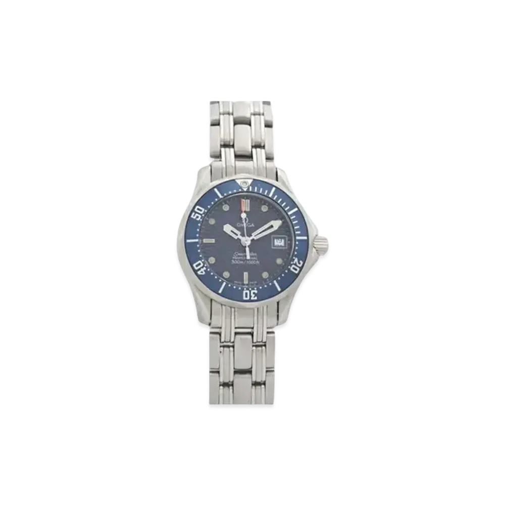 OMEGA Men's Seamaster 300M Date Quartz "Stainless Steel/Silver/Blue" 2583.80