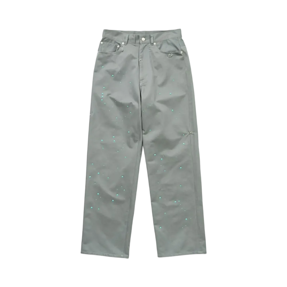 TTT MSW Work Straight Pants W/Pierce Grey