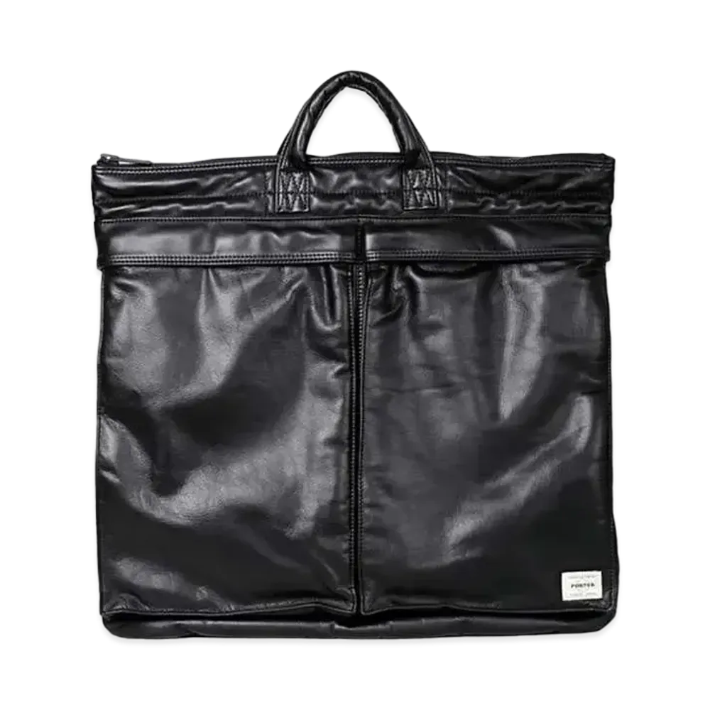 PORTER x MACKINTOSH Ginza Six Helmet Bag "Black"