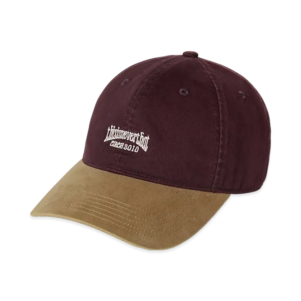 thisisneverthat Small RS-Logo Cap "Burgundy/Beige"