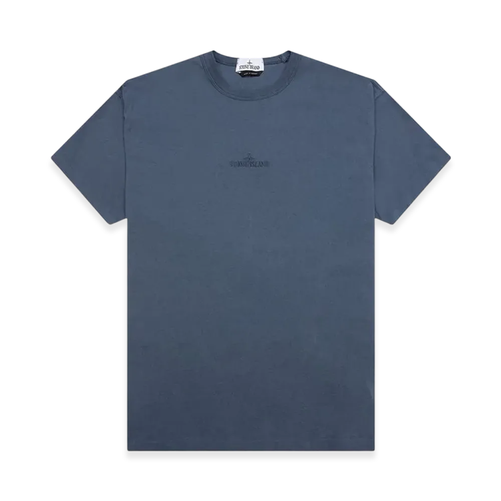 Stone Island 20444 20/1 Cotton Jersey Short Sleeve T-Shirt - 23SS "Avio Blue"