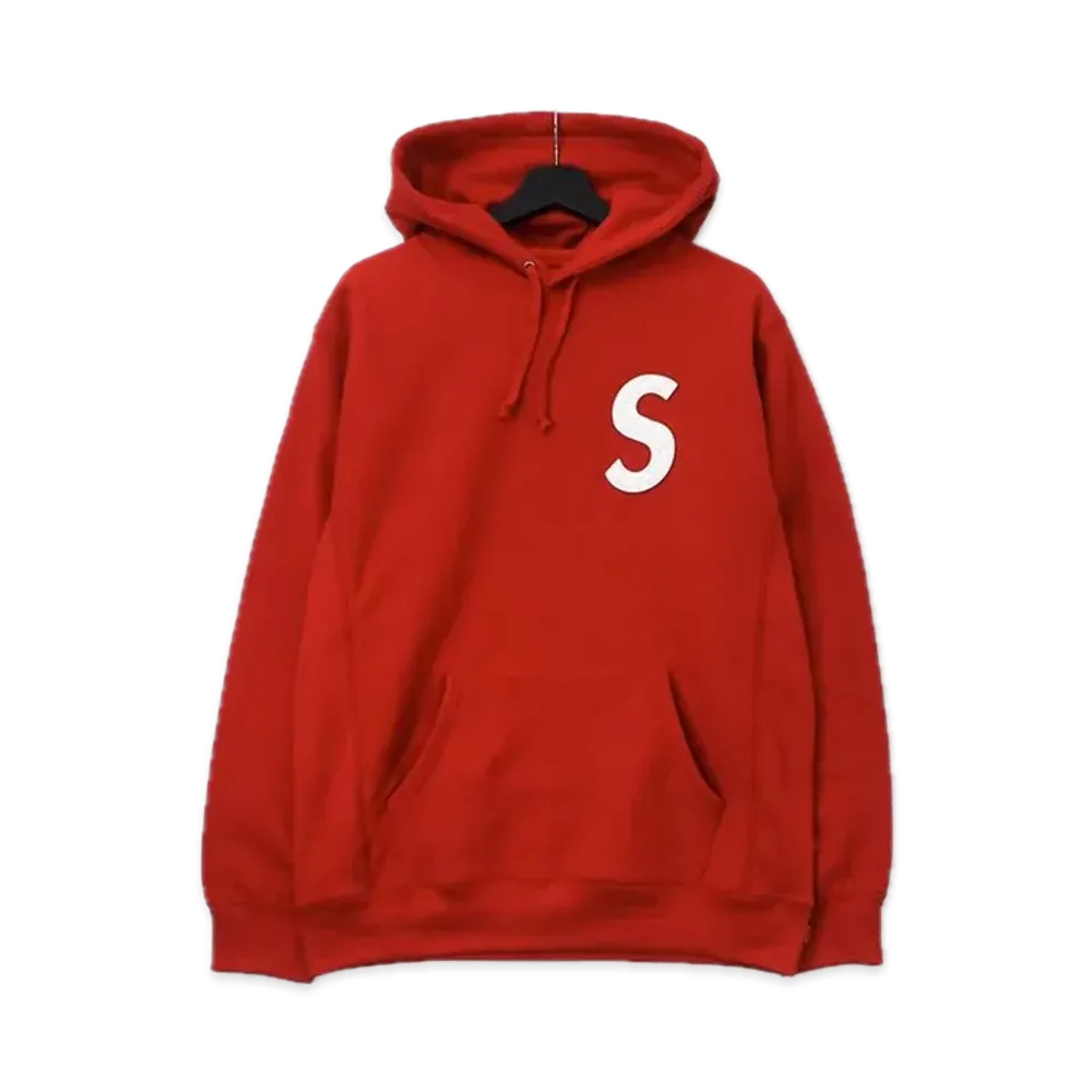 Supreme S Logo Hooded Sweatshirt "Red" (20SS)