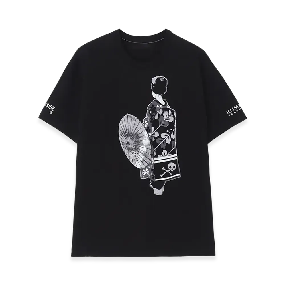 WILDSIDE x KUME 90th Maiko Heavy Weight T-shirt "Black"