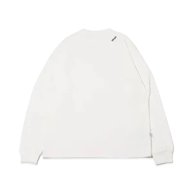 atmos Mock Neck LS T-Shirts "White"