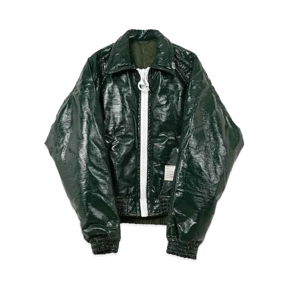 Maison MIHARA YASUHIRO Enamel Puffer Jacket "Green"
