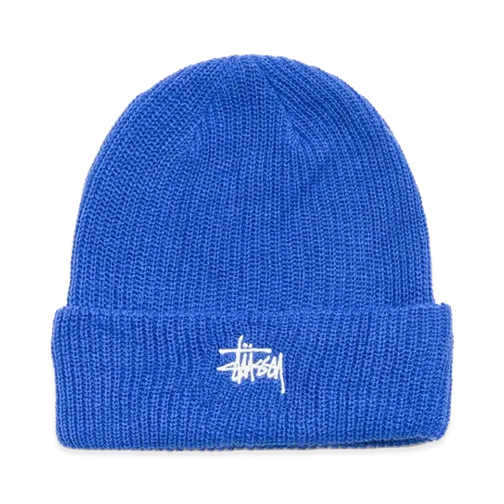 Stussy Basic Stussy Cuff Beanie "True Blue"