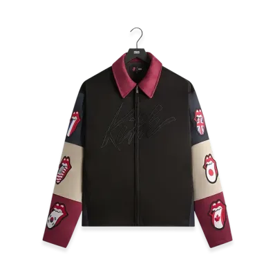Kith x The Rolling Stones Microsuede Owen Jacket "Black"