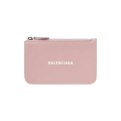 BALENCIAGA Cash Large Long Coin And Card Holder "Pink"