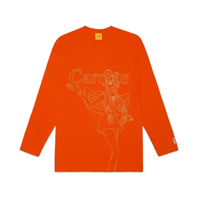ONE PIECE FILM RED UTA x Carrots by Anwar Carrots OUTLINE L/S T-Shirt "ORANGE"