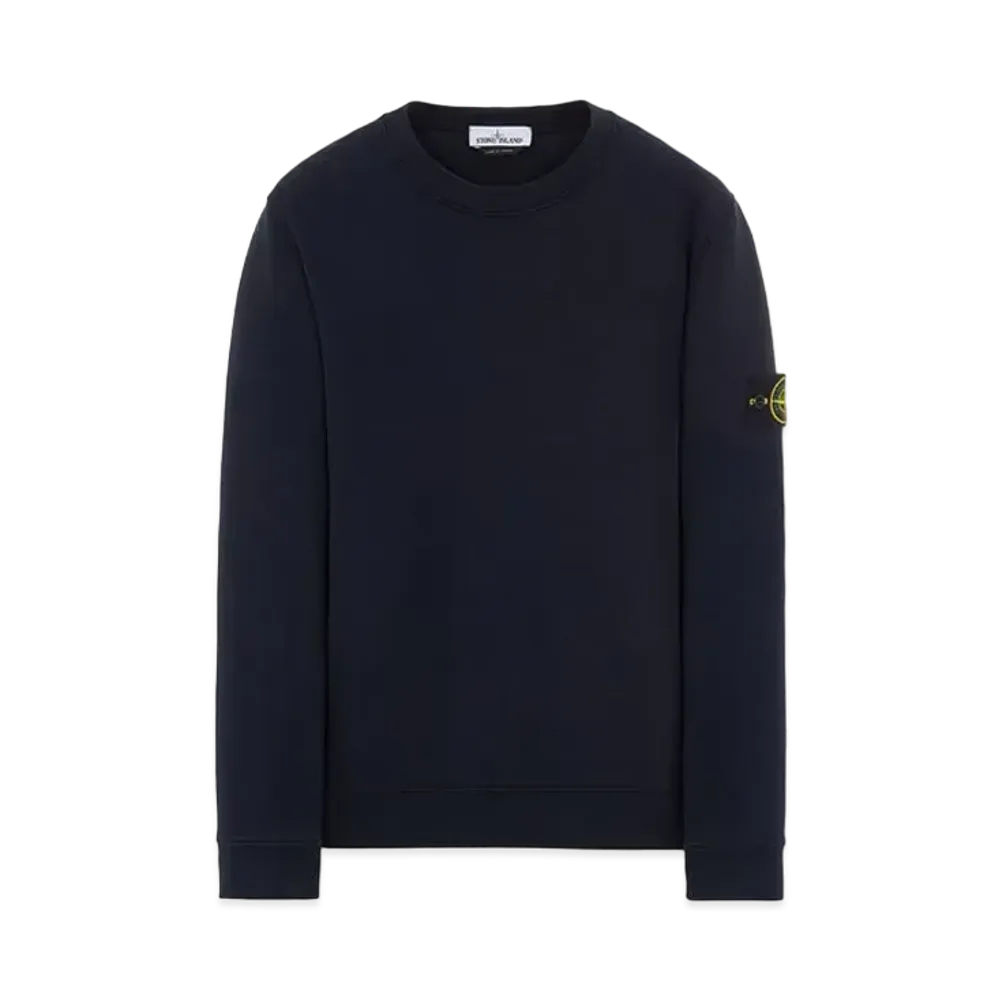Stone Island 63020 BRUSHED COTTON FLEECE "Blue"