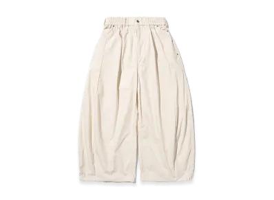 CLESSTE T/C Gabardine City Wide Pants "Ivory"