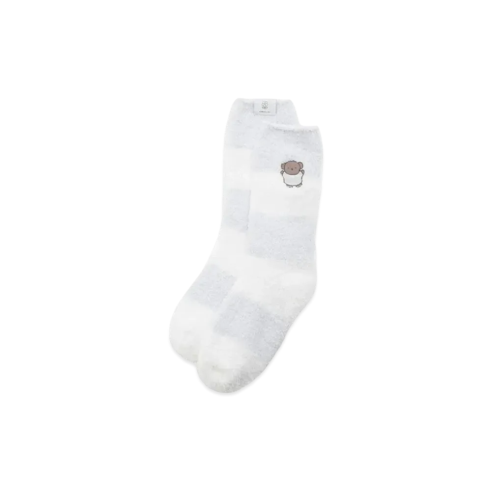 GELATO PIQUE x Dick Bruna Baby Moko Border Socks "Light Blue"
