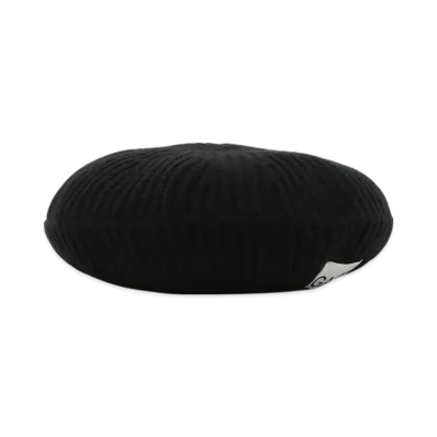 GANNI Structured Rib Beret "Black"