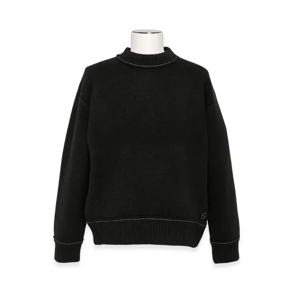 sacai S Cashmere Knit Pullover "Black"