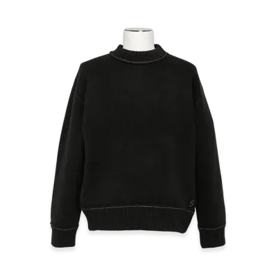sacai S Cashmere Knit Pullover "Black"