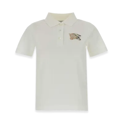 Burberry Women's Piquet Polo Shirt "White"