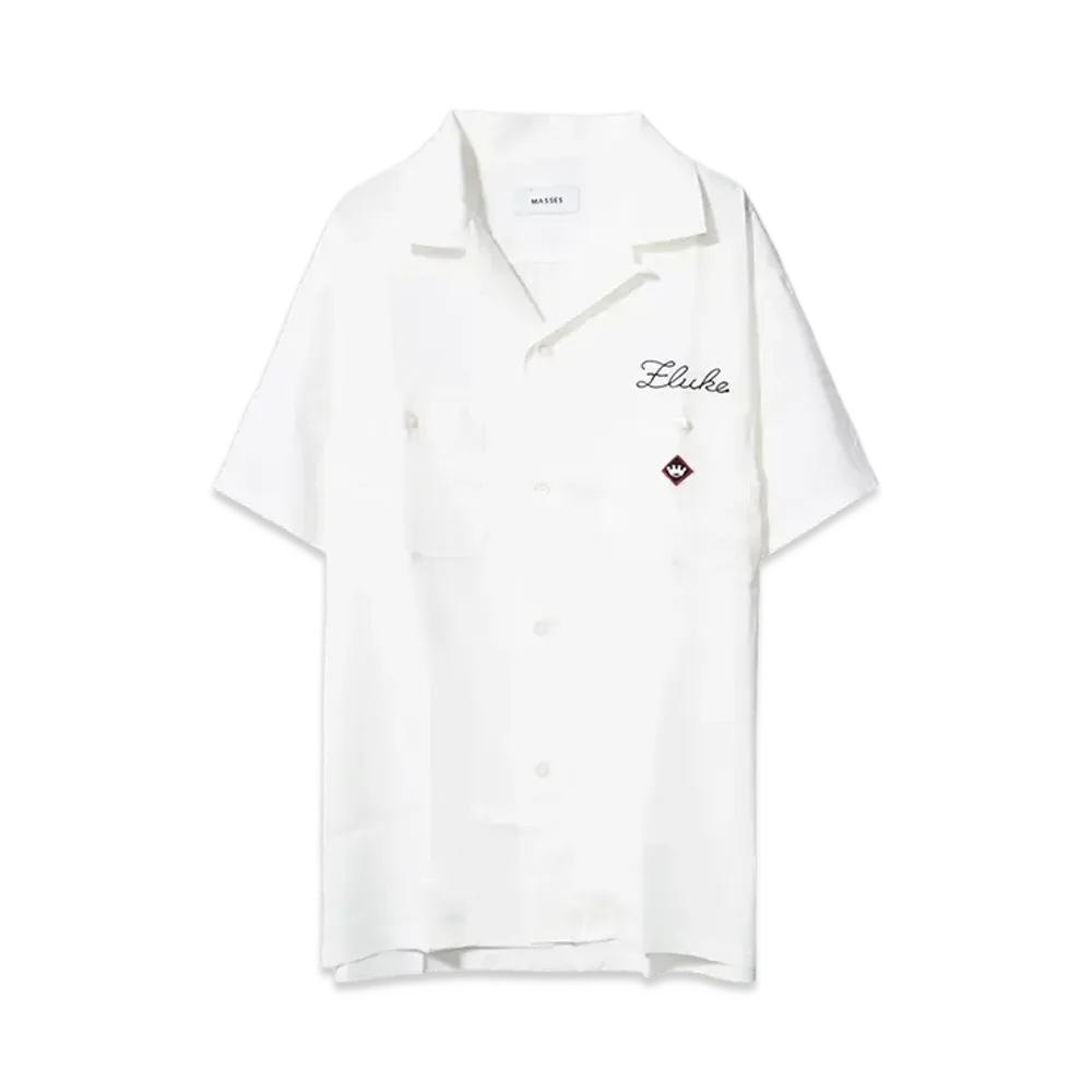 MASSES BOWLING SHIRT S/S "WHITE"