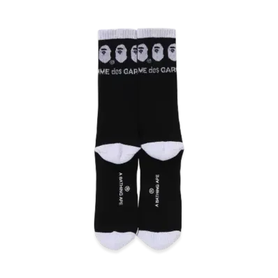 A BATHING APE x COMME des GARCONS OSAKA Socks "Black"