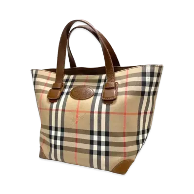 Burberry Vintage Check Tote Bag