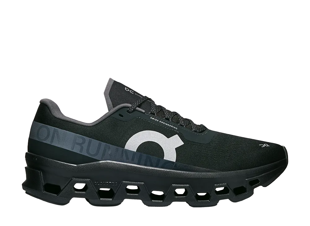 On Cloudmonster 1 "Black"