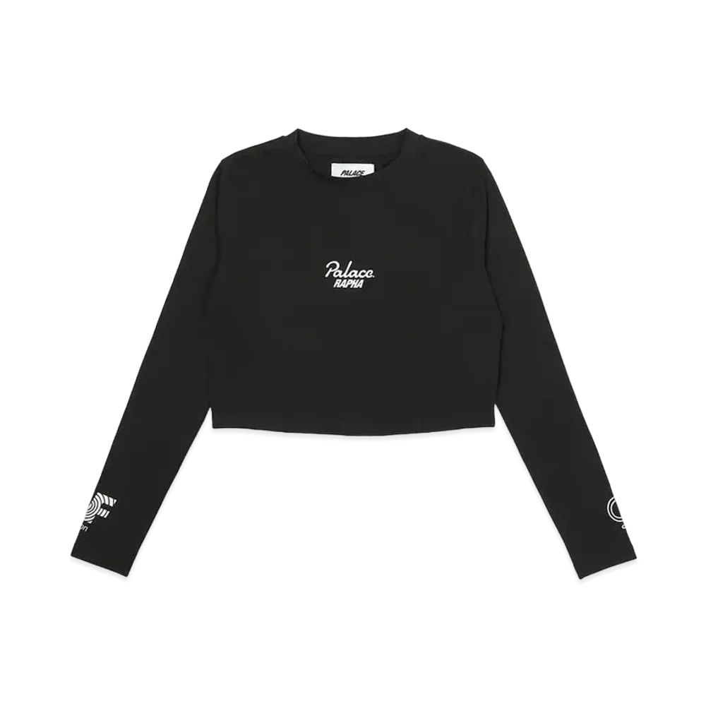 PALACE Rapha Ef Education First Women's Cropped T-Shirt "Black"