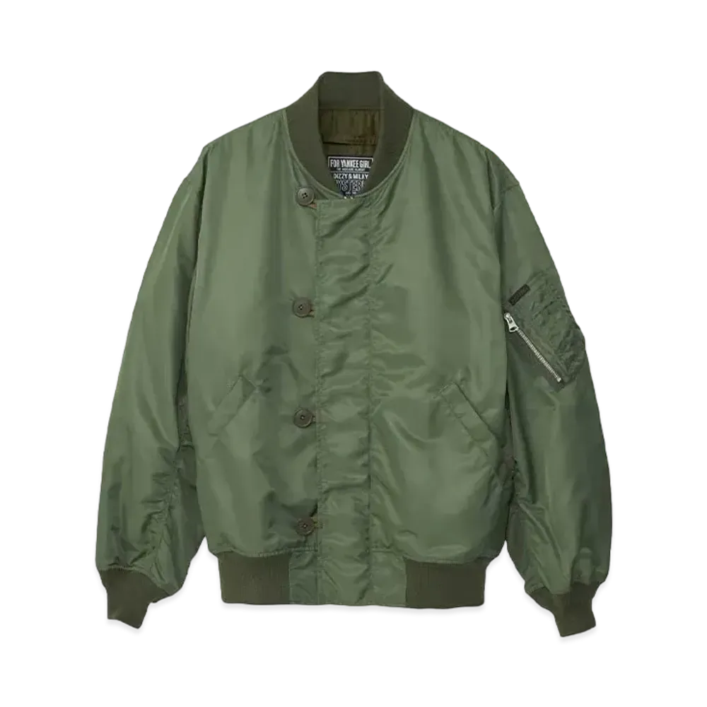 HYSTERIC GLAMOUR Flight Jacket "Khaki #1"