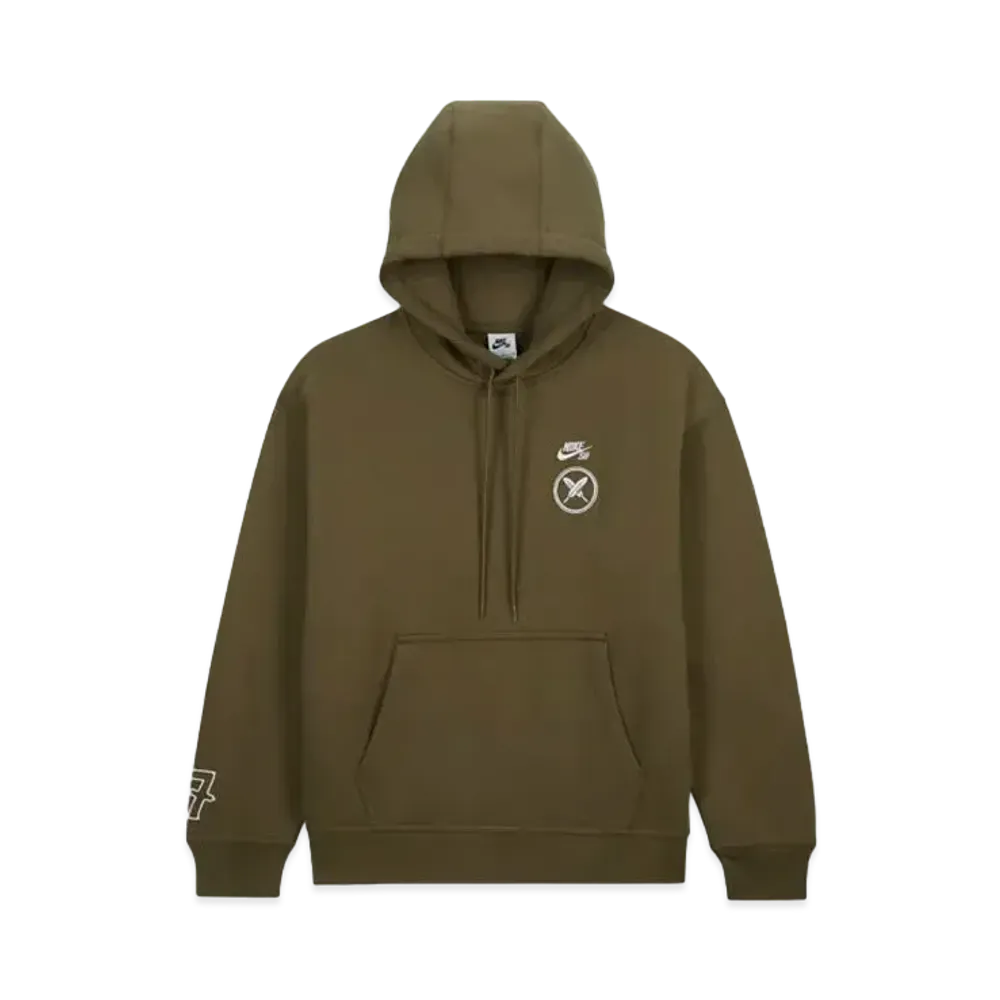 Nike SB x Yuto Horigome Skateboard Fleece Pullover Parka "Olive"