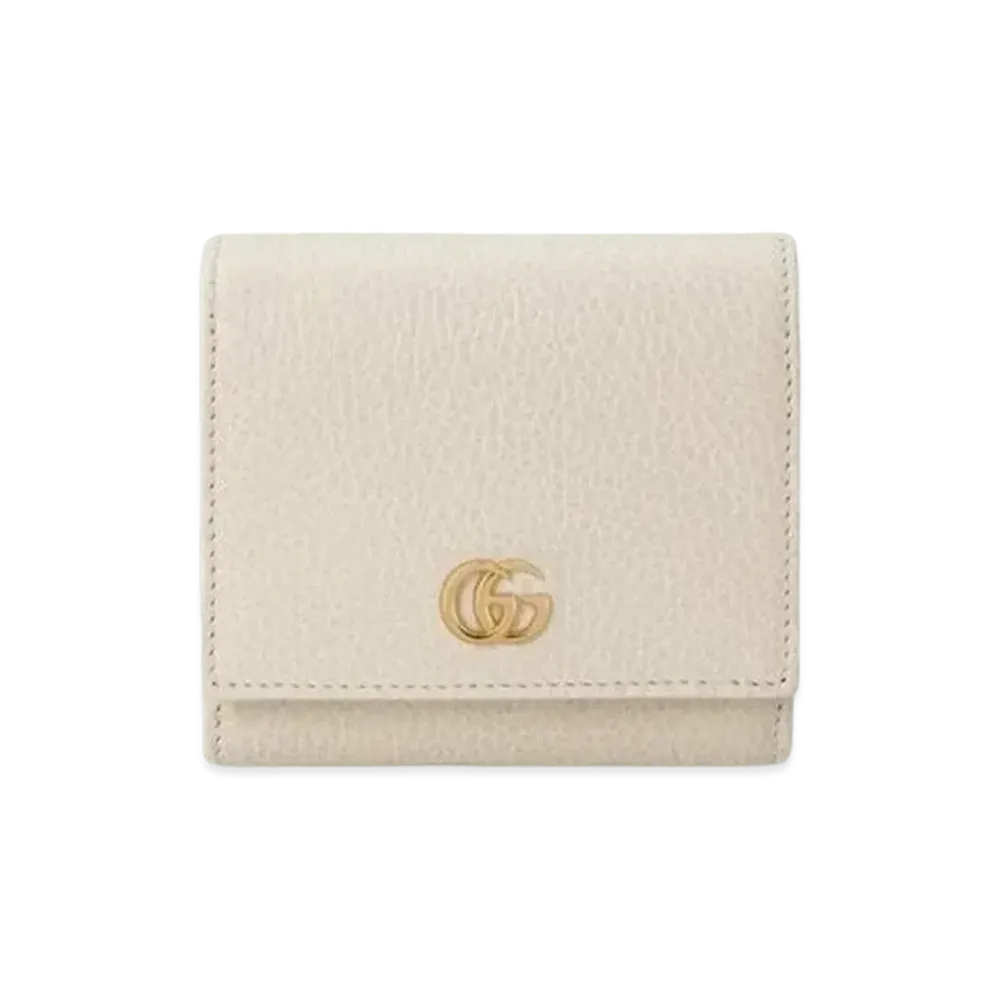 グッチ ダブルG ミディアム ウォレット "ホワイト/ミントグリーン" 598587 CAO2G 9091