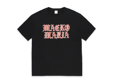 WACKO MARIA Washed Heavy Weight T-Shirt "Black"