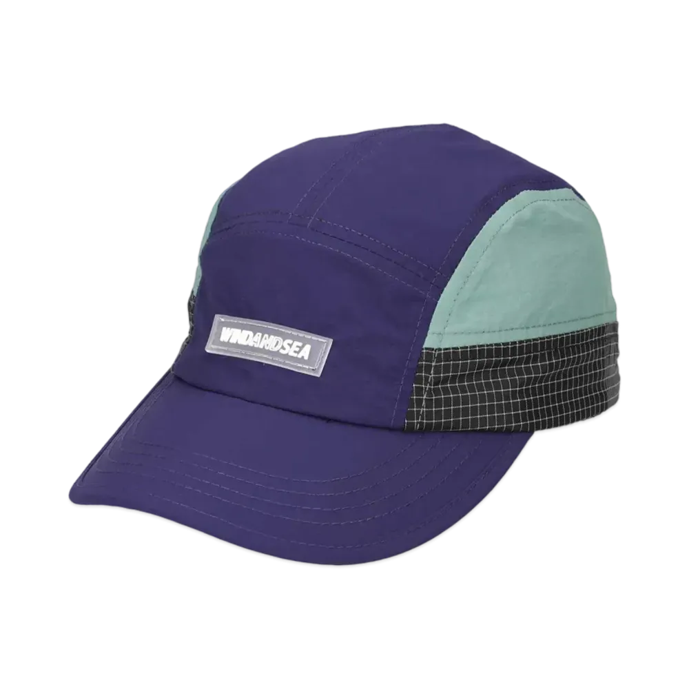 WIND AND SEA Multi Pattern Nylon Cap "Blue"