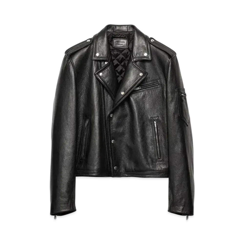 PRADA Men's Leather Jacket "Black"