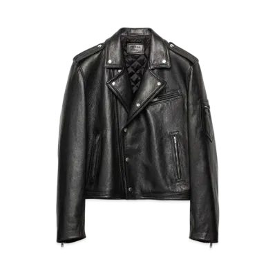 PRADA Men's Leather Jacket "Black"