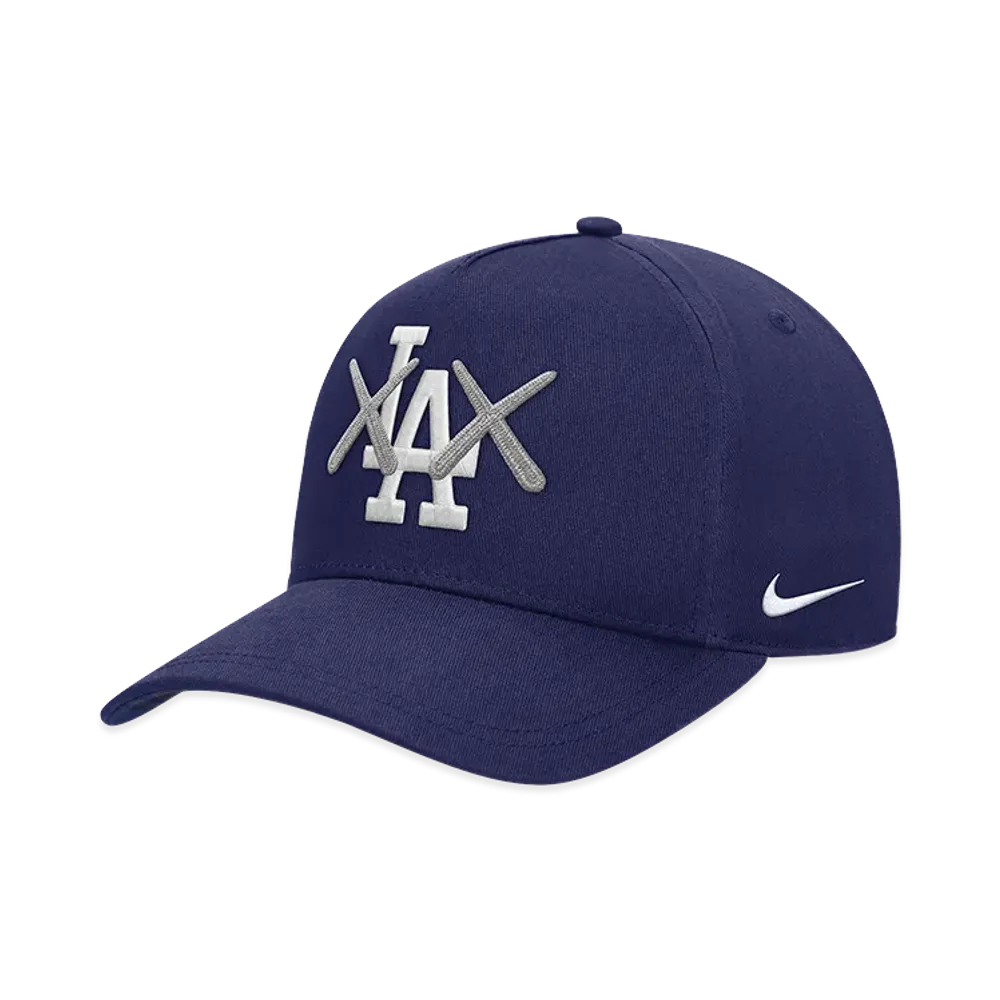 KAWS LA Dodgers Nike キャップ　ドジャース　カウズ MLB x KAWS x Nike Club Structured AFRAME Los Angeles Dodgers 