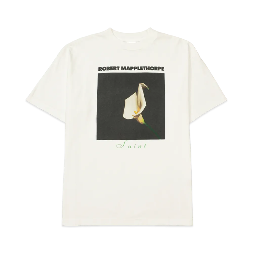 SAINT Mxxxxxx x Robert Mapplethorpe MT SS T-Shirt/Calla Lily "White"