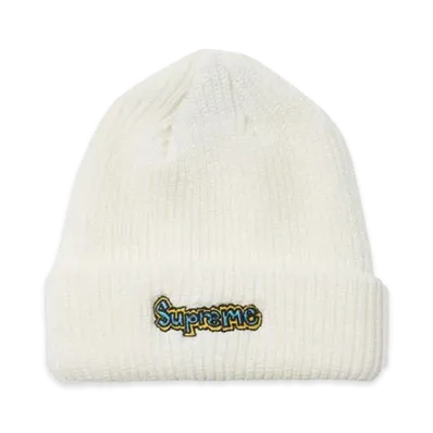 Supreme Gonz Logo Beanie "White"