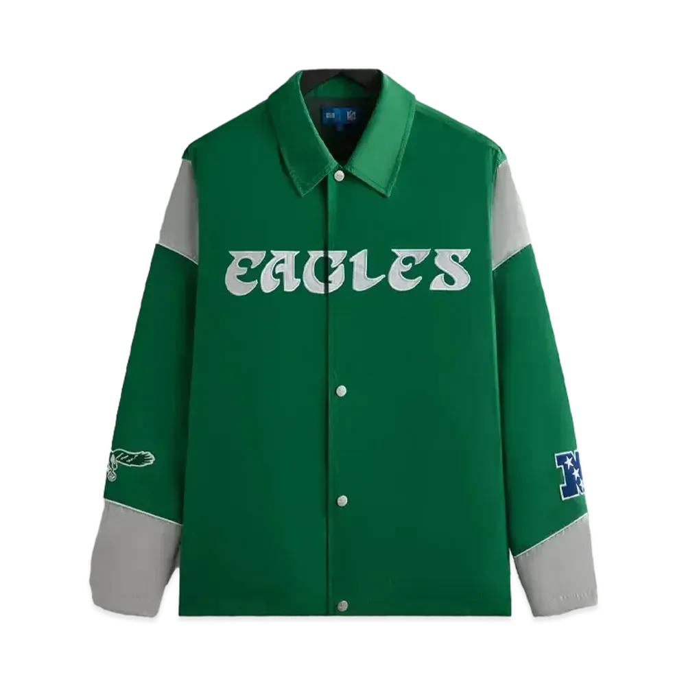 Kith & '47 For The NFL: Eagles Kieran Coaches Jacket "Parrot"