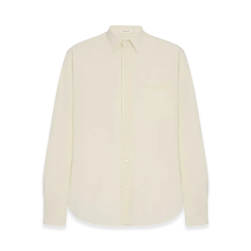 The Row Marek Cotton Shirt "Ivory"