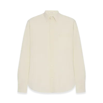 The Row Marek Cotton Shirt "Ivory"