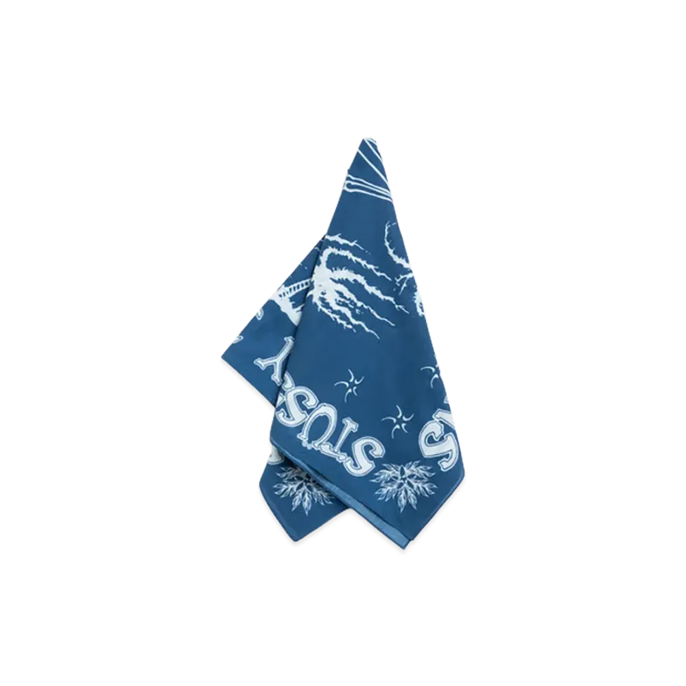 Stussy Surf Joker Bandana "Blue"