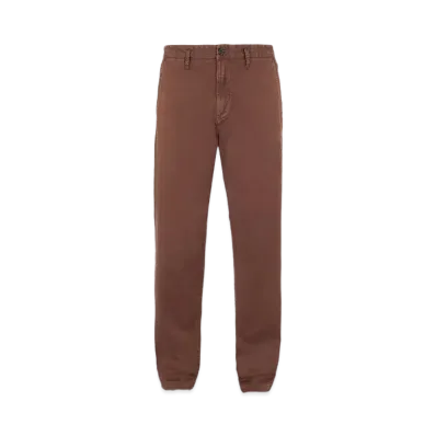 Stone Island 315L1 STRETCH BROKEN TWILL COTTON_'OLD' EFFECT_REGULAR FIT "Mahogany Brown"