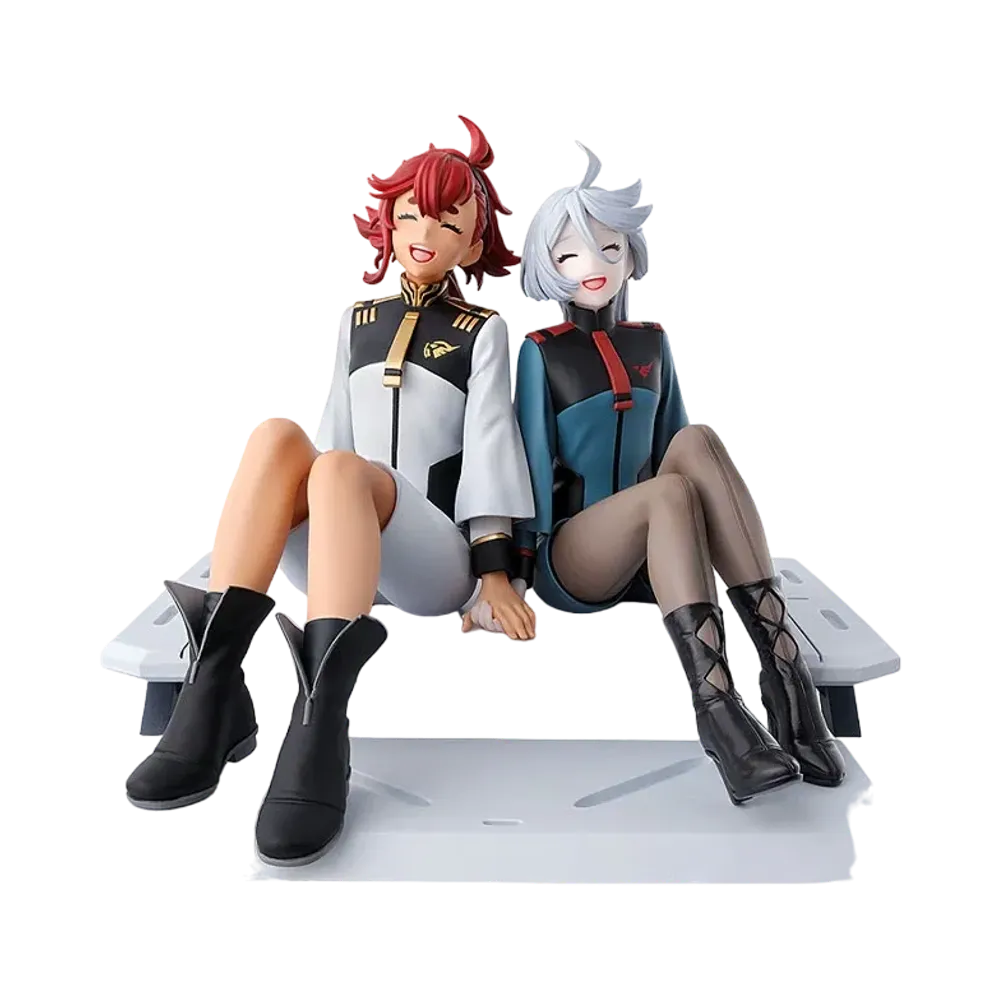 BANDAI "Ichiban Kuji" -Mobile Suit Gundam Witch of Mercury vol.3 -A full blessing to you-- A Prize Thretta Mercury & Miorine Remblanc Figure
