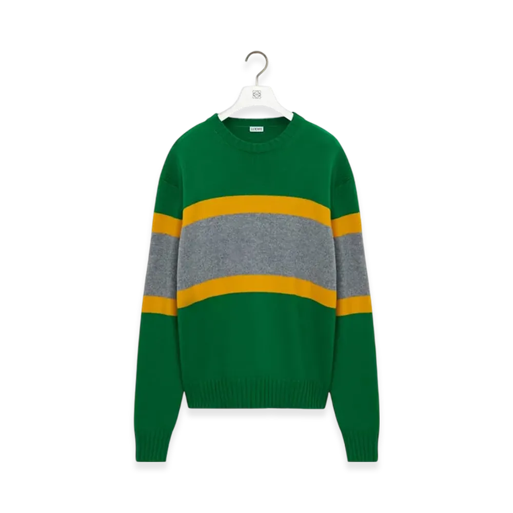 LOEWE Sweater "Green/Grey"